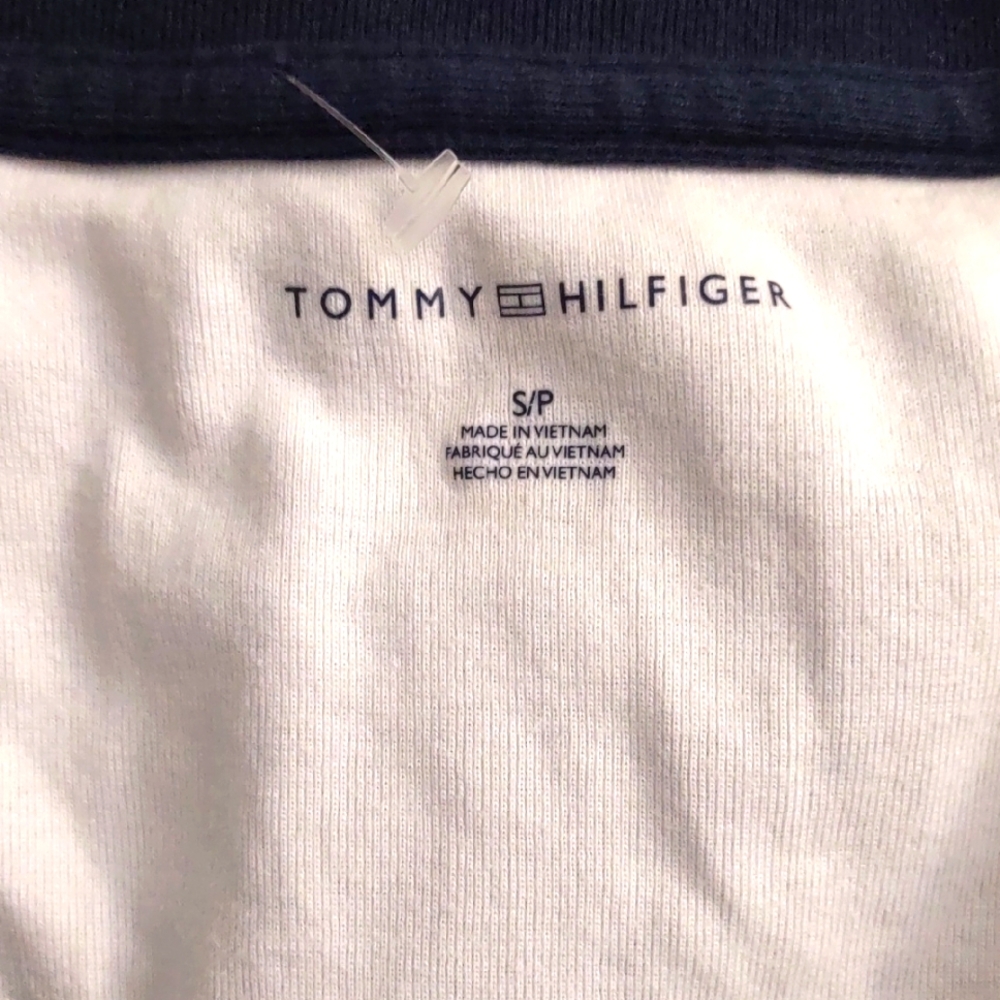 Tommy Hilfiger Women's White Red And Blue Shirt